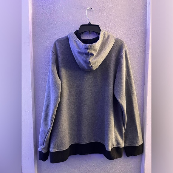 Ninth Hall Men’s Hooded Sweatshirt XL - Gray/Black - Picture 2 of 4